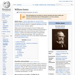William James 1842-1902