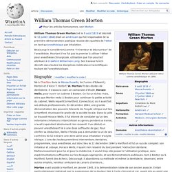 William Thomas Green Morton