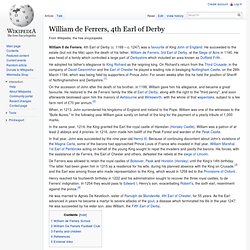 William de Ferrers, 4th Earl of Derby