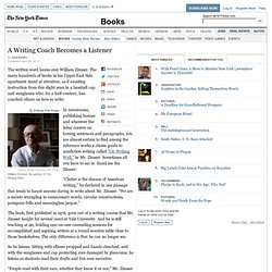 William Zinsser, Author of ‘On Writing Well,’ at His Work