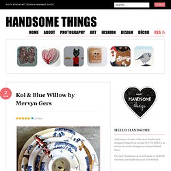 Koi & Blue Willow by Mervyn Gers « handsome things