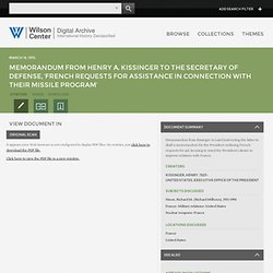 Wilson Center Digital Archive