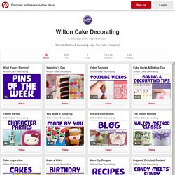 Wilton Cake Decorating (wilton) en Pinterest