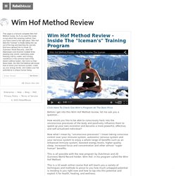 Wim Hof Method Review