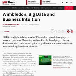 Wimbledon, Big Data and Business Intuition