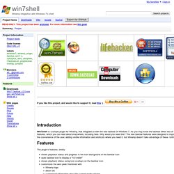 win7shell - Winamp integration with Windows 7's shell