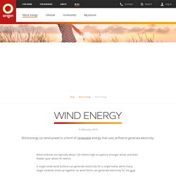 Wind energy - Origin Energy
