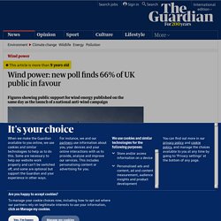 Wind power: new poll finds 66% of UK public in favour