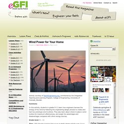 Wind Power for Your Home