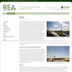 Wind - Renewable Technologies - REA