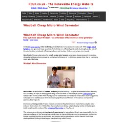 Windbelt Cheap Micro Wind Generator