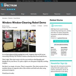 Windoro Window-Cleaning Robot Demo