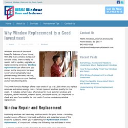 Why Window Replacement is a Good Investment