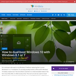 Windows 10 how to: dual-boot Windows 10 and 8.1 or 7