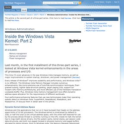 Администрирование Windows: Внутреннее устройство ядра Windows Vista: часть 2