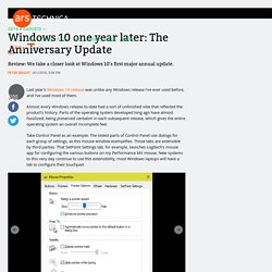 Windows 10 one year later: The Anniversary Update