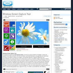 Windows Screen Capture Tool