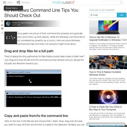 10 Windows Command Line Tips You Should Check Out