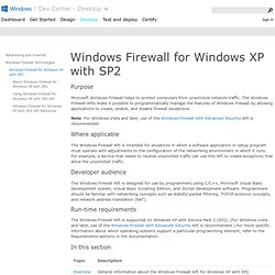 Windows Firewall