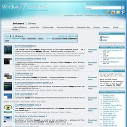gadget Windows 7 Freeware - Free Windows 7 gadget Download