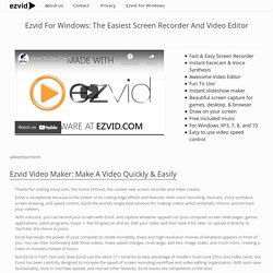 Ezvid for Windows Official Download Page