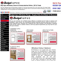 Buy UPVC Windows Online