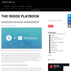 Windows Package Management