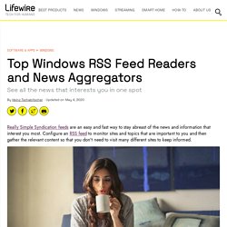 Top Windows RSS Feed Readers and News Aggregators