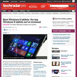 Windows 8 tablets release date, specs and prices
