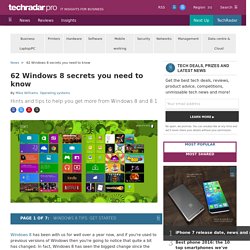 50 Windows 8 tips, tricks and secrets