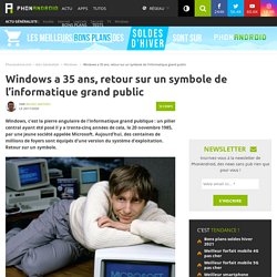 Windows a 35 ans, retour sur un symbole de l'informatique grand public