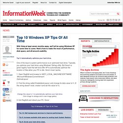 Top 10 Windows XP Tips Of All Time