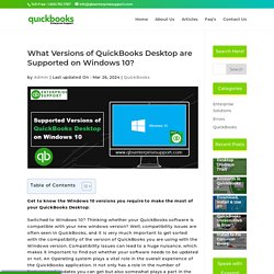 Which Windows 10 Version Works Best With QuickBooks Desktop?