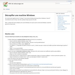windows [Wiki de sebsauvage.net]