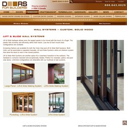 Windows, Windsor Windows, Custom Windows, Solid Wood, CAOBA Windows, Wall Systems on Doors for Builders