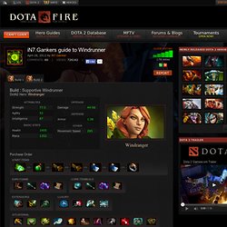 Windrunner Build Guide DOTA 2: iN7.Gankers guide to Windrunner