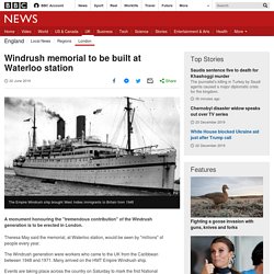 Windrush memorial to be built at Waterloo station