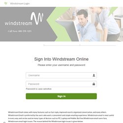 Windstream Login