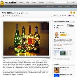 Wine Bottle Accent Light