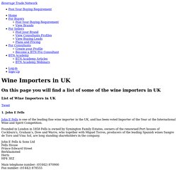 Wine Importers in UK