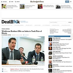 Winklevoss Brothers Offer an Index to Track Price of Bitcoin