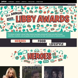 WINNERS: peta2's 11th Annual Libby Awards!