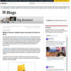 Winnie l’ourson, image la plus censurée en Chine en 2015