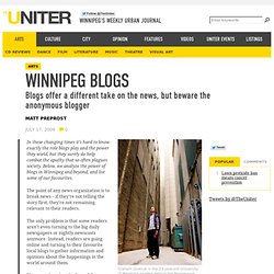 The Uniter: Winnipeg’s Weekly Urban Journal