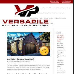 VersaPile Inc. - Helical Pile Contractors
