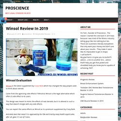 Winsol Review In 2019 - Proscience