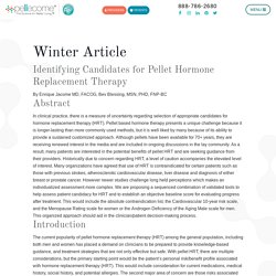 Winter Article - Pellecome