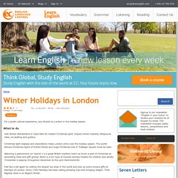 Winter Holidays in London