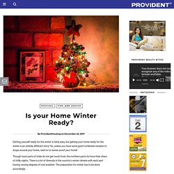 Is your Home Winter Ready?