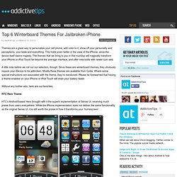 Top 6 Winterboard Themes For Jailbroken iPhone